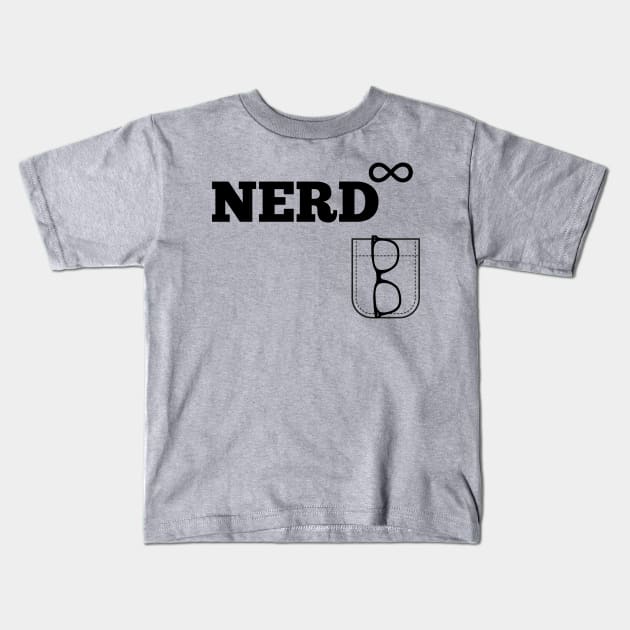 Nerd to the Infinite Power Nerdy Kids T-Shirt by Mind Your Tee